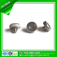 OEM Round Head Zinc Plated Steel Knurled Thumb Screw